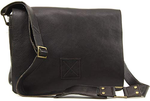 Ashwood Man Bags & Briefcases Pedro borsa messenger in pelle capiente