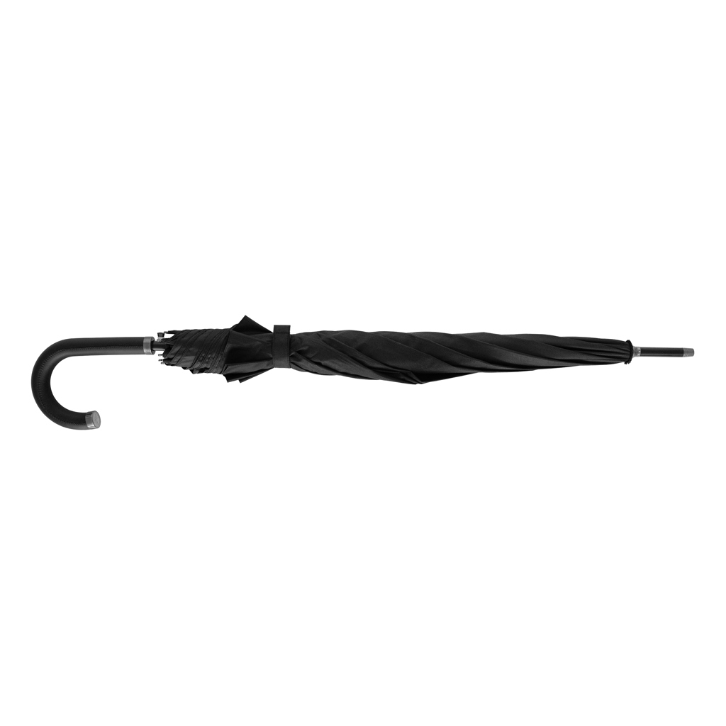 Swiss Peak Vero ombrello 25″ nero in rPET 190T, apertura automatica