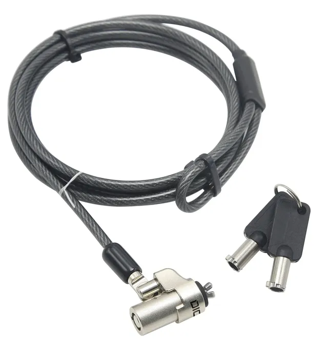 BASE XXO Security Locks Security Cable Wedge Lock Ultra Slim masterkeyed 3.2x4.5mm slot cavo antifurto