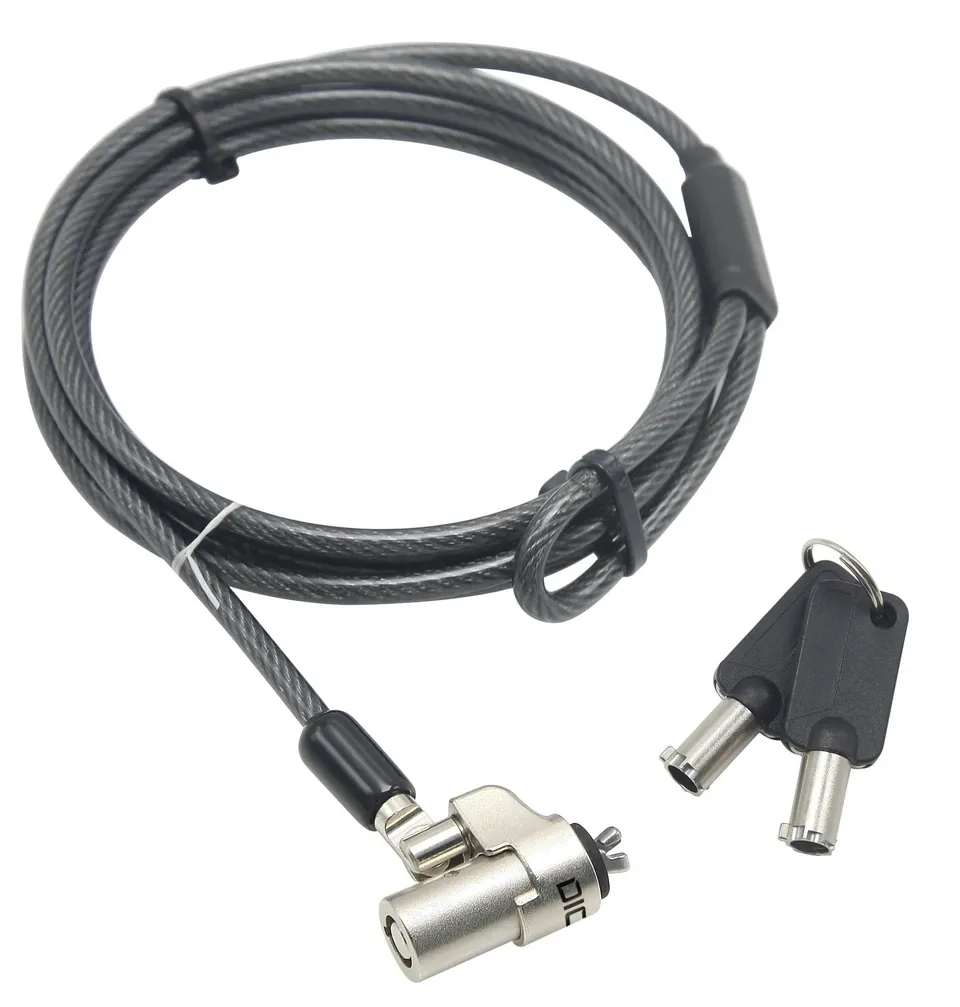 BASE XXO Security Locks Security Cable Wedge Lock Ultra Slim masterkeyed 3.2x4.5mm slot cavo antifurto