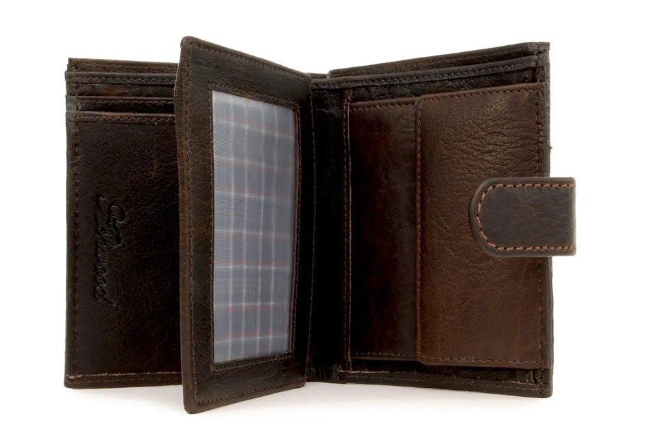 Ashwood Kingston Leather Companion 1412 portafoglio uomo in pelle