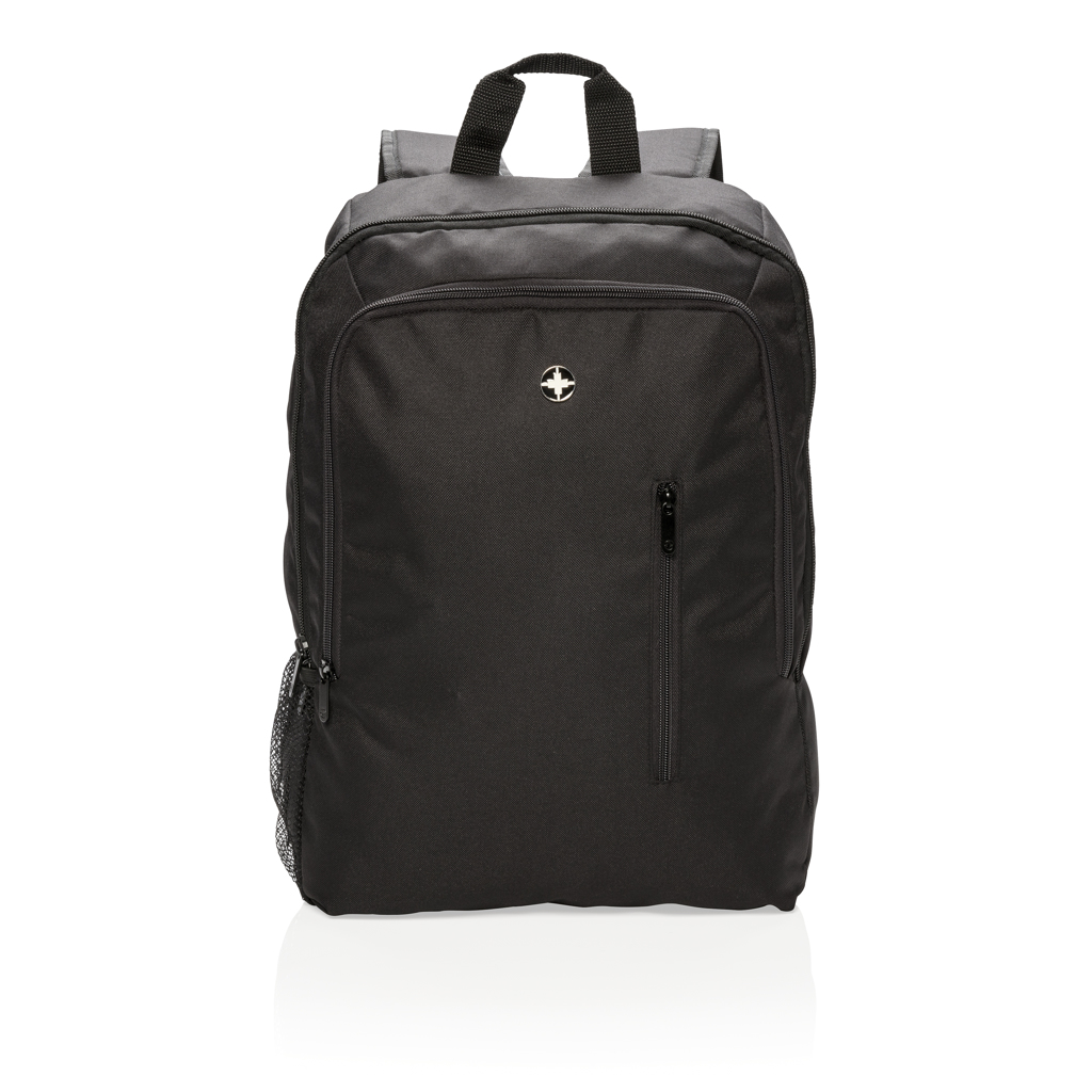 Swiss Peak zaino porta PC 17″ nero, in poliestere senza PVC