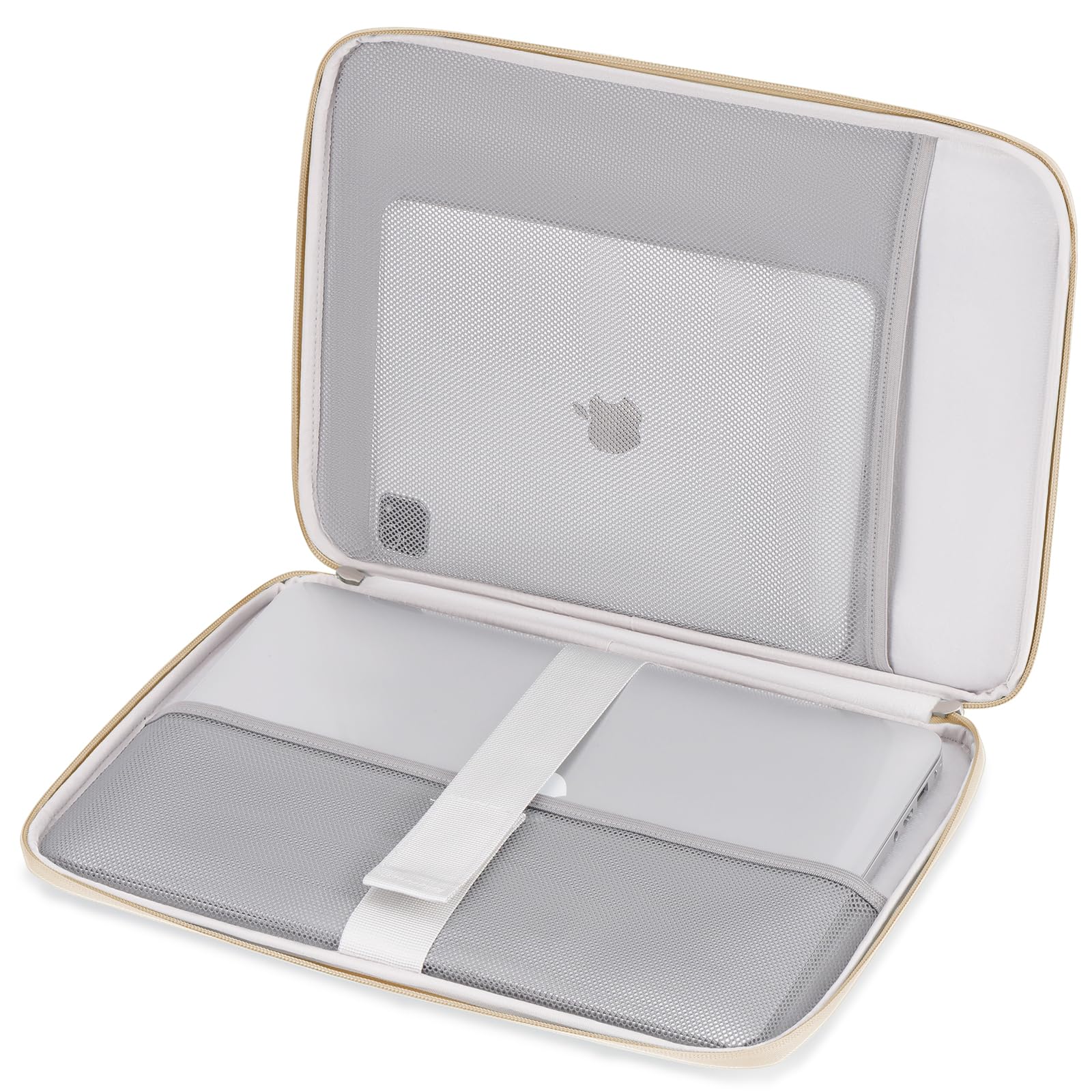 Domiso Laptop Sleeve 17,3 pollici custodia laptop beige impermeabile