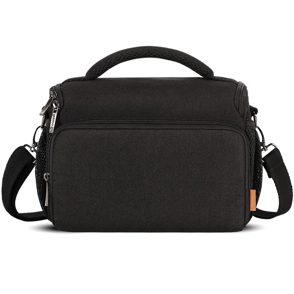 Domiso DSLR Camera Bag borsa fotocamera reflex nera impermeabile
