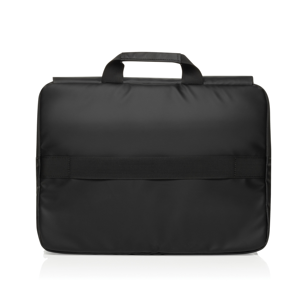 Swiss Peak OSLO borsa a tracolla nera per laptop 15,6″, con tasca RFID