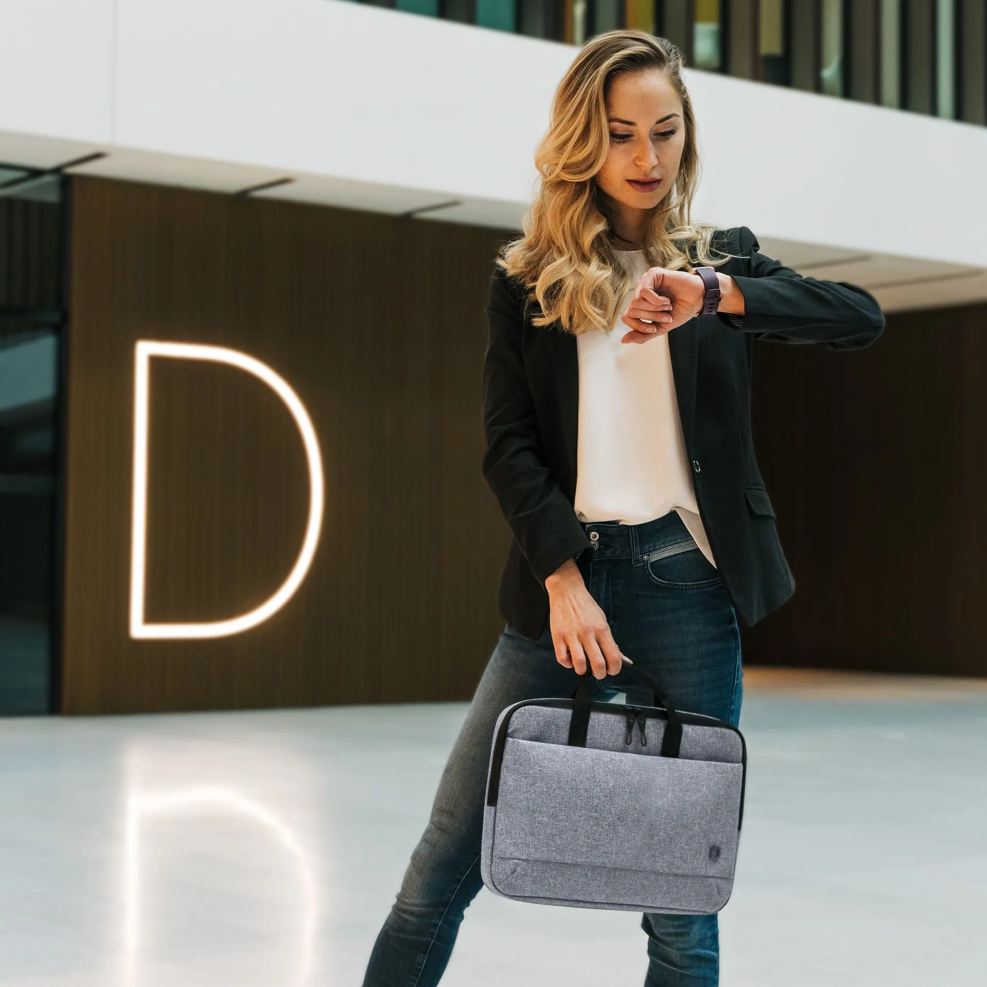 BASE XXO Laptop Bags MOTION 10-11.6 Blue Denim custodia laptop slim