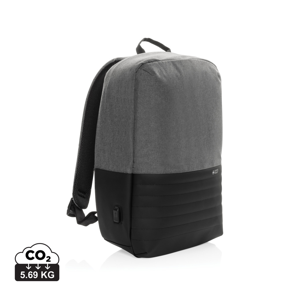 Swiss Peak Zaini AWARE™ RFID zaino porta PC 15.6″ grigio antitaccheggio