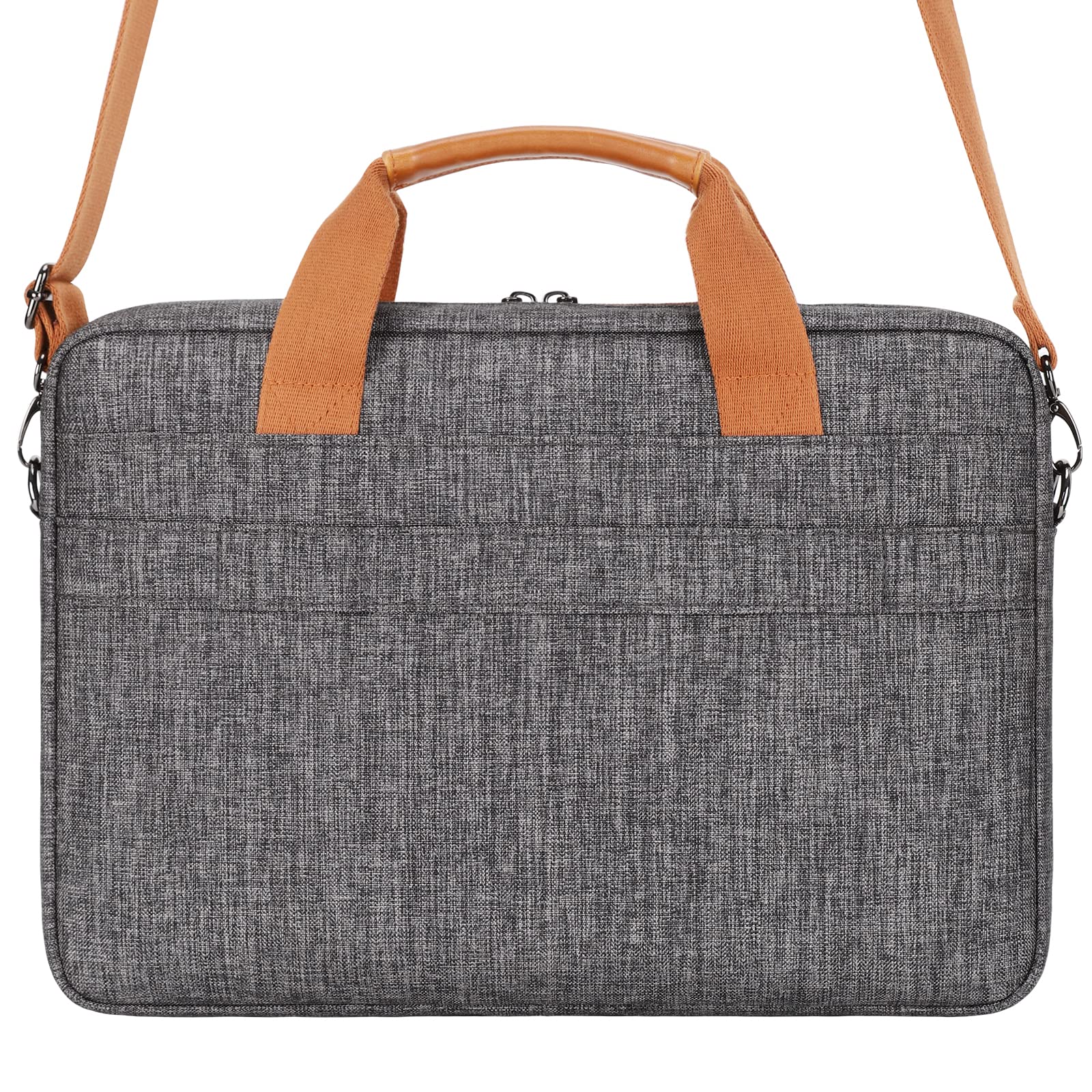 Domiso Laptop Briefcase 15,6 Pollici ventiquattrore laptop grigio scuro impermeabile