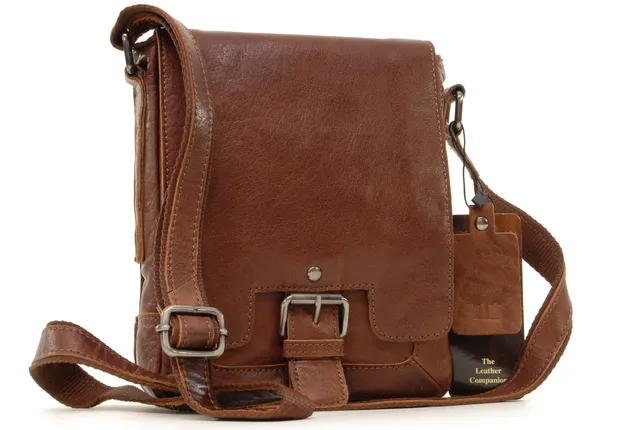 Ashwood Man Bags & Briefcases 8341 borsa a tracolla A5 in pelle
