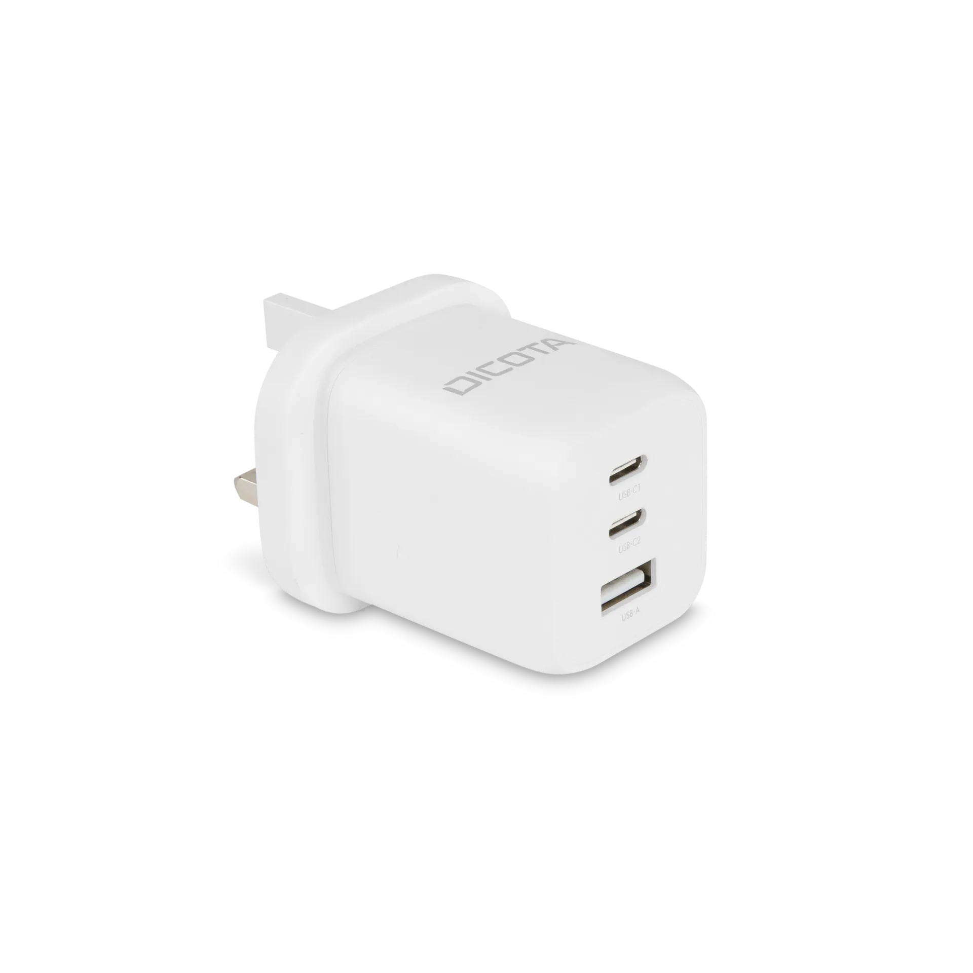 BASE XXO Power & Charging 3-Port GaN Wall Charger (65W) UK caricatore da parete 3 porte
