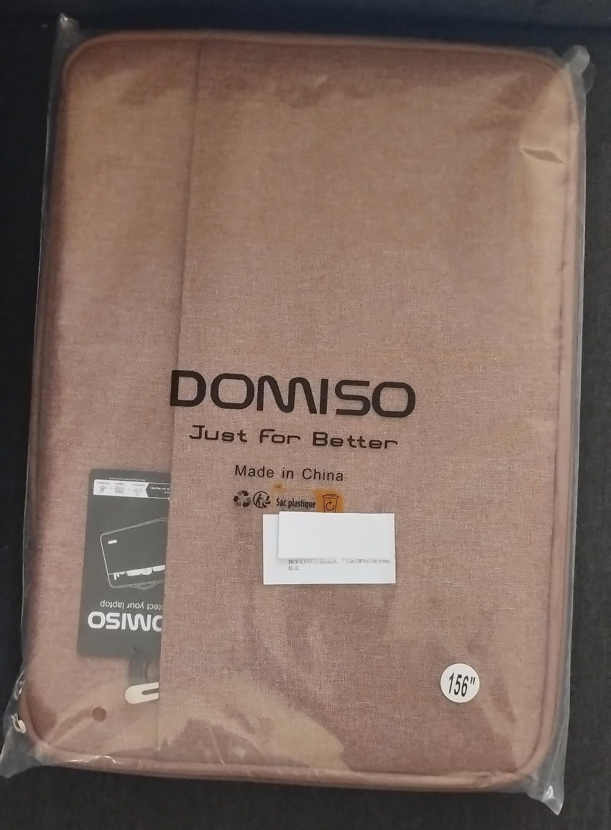 Domiso Laptop Sleeve 17,3 Pollici custodia laptop rosa impermeabile