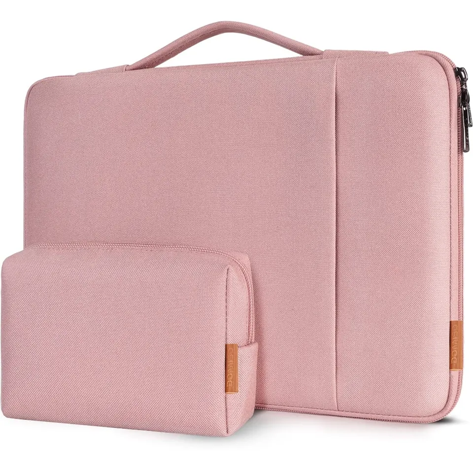 Domiso Laptop Sleeve 13,3 pollici custodia laptop rosa impermeabile