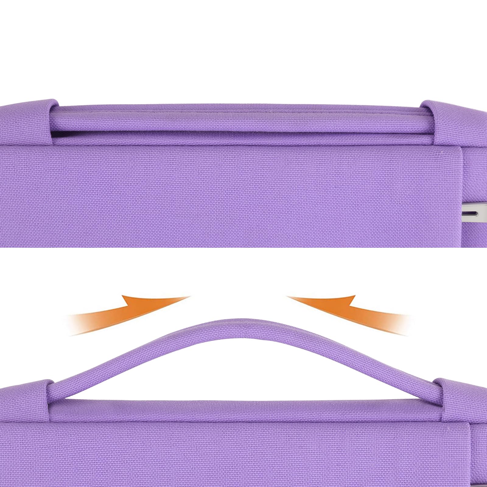 Domiso Laptop Sleeve 13,3 pollici custodia laptop viola impermeabile