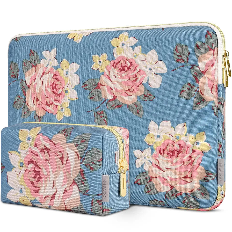 Domiso Laptop Sleeve 17,3 Pollici Custodia Impermeabile Blu