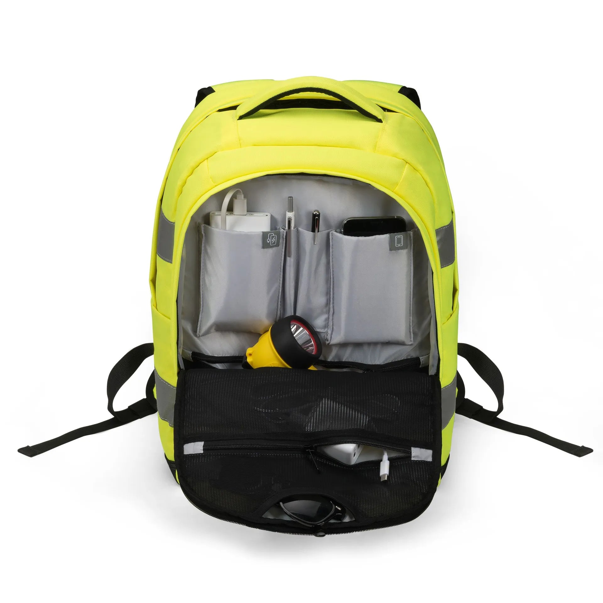 BASE XXO Backpacks HI-VIS zaino 25 litri giallo alta visibilità
