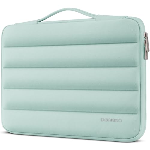 Domiso Laptop Sleeve 17,3 pollici custodia laptop verde menta impermeabile