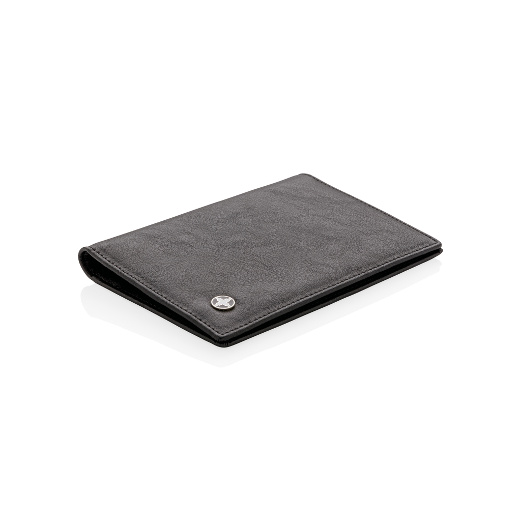 Swiss Peak Accessori da viaggio porta passaporto RFID nero PU