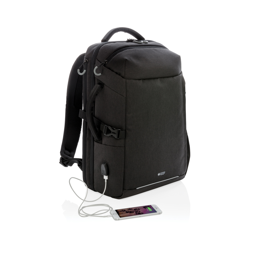 Swiss Peak Borse weekend Zaino da viaggio weekend XXL AWARE™ nero 17″