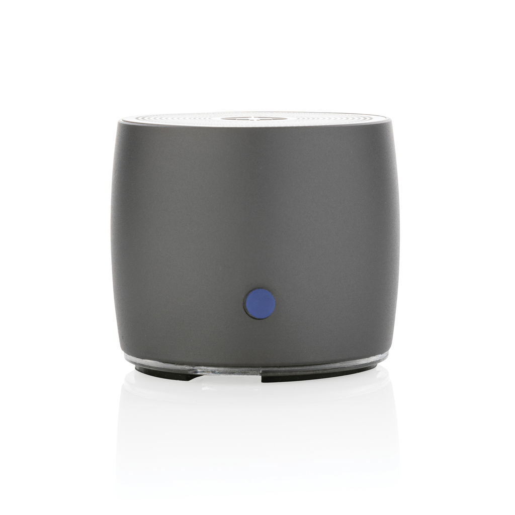 Swiss Peak Audio speaker bass 3W grigio in alluminio riciclato RCS