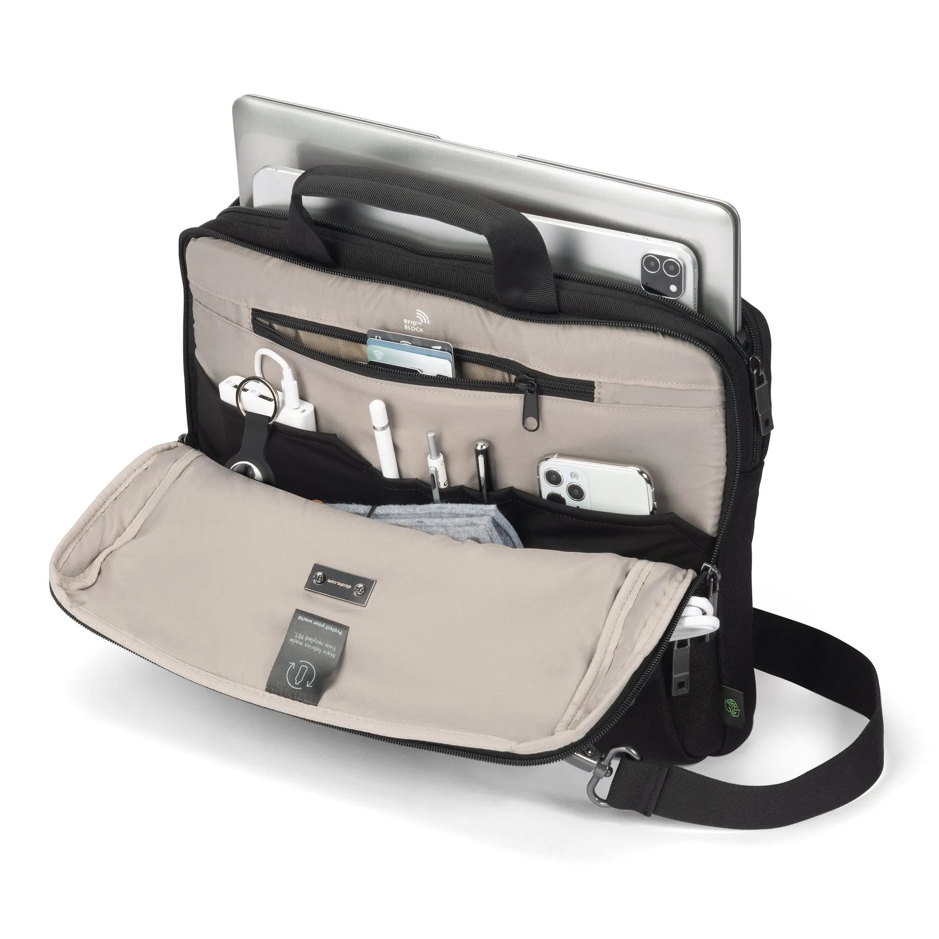 BASE XXO Laptop Bags Slim Case FIVE 12-14 custodia laptop 12-14 in PET riciclato