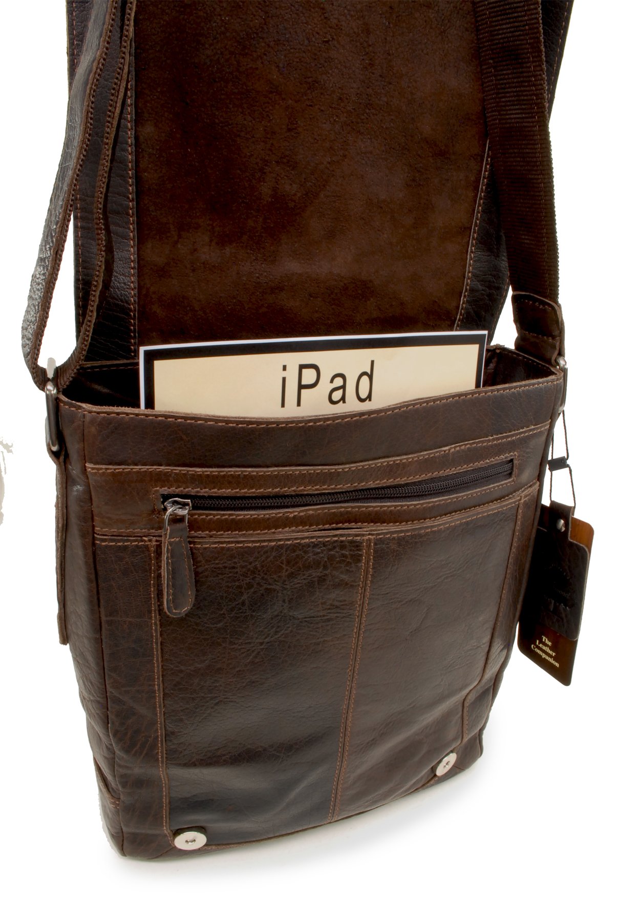 Ashwood Man Bags & Briefcases 8342 borsa a tracolla in pelle di bufalo A4