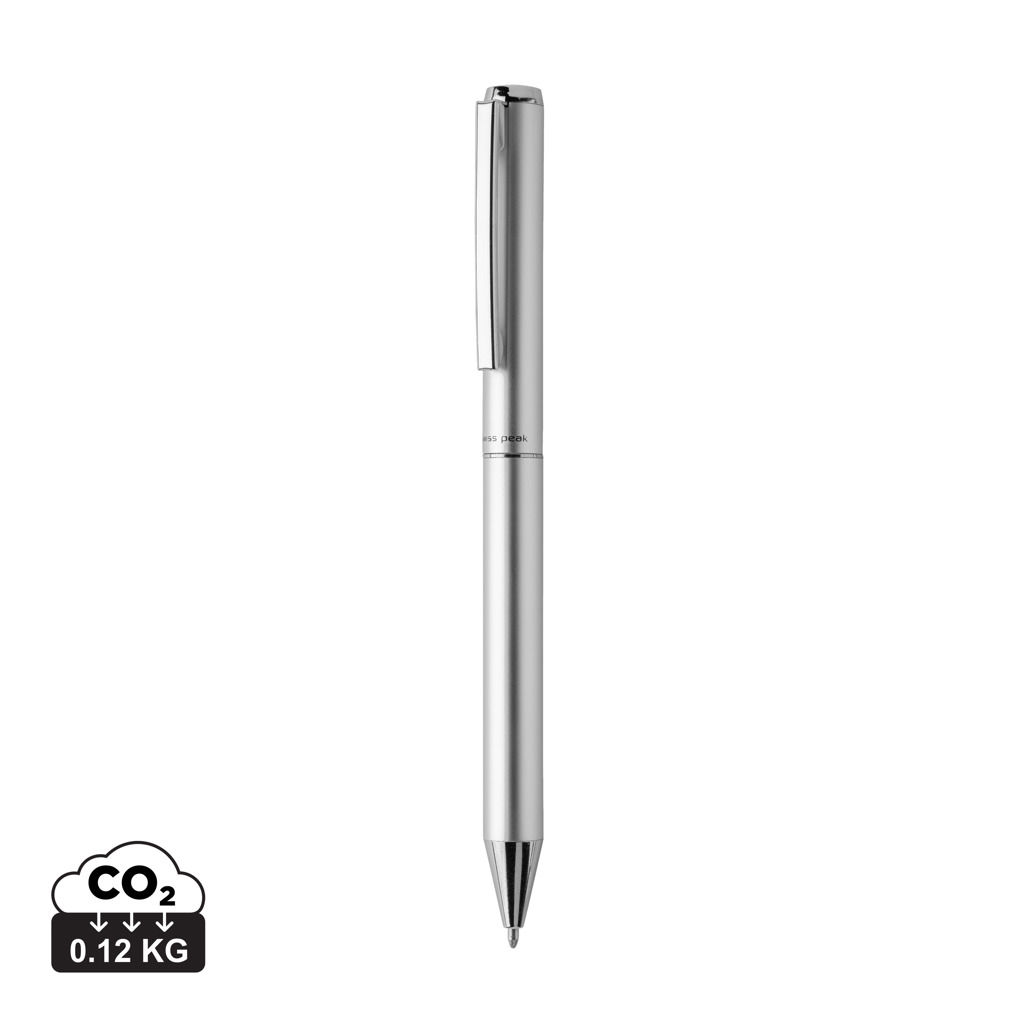 Swiss Peak Ufficio & Scrittura Cedar penna in alluminio riciclato RCS argento