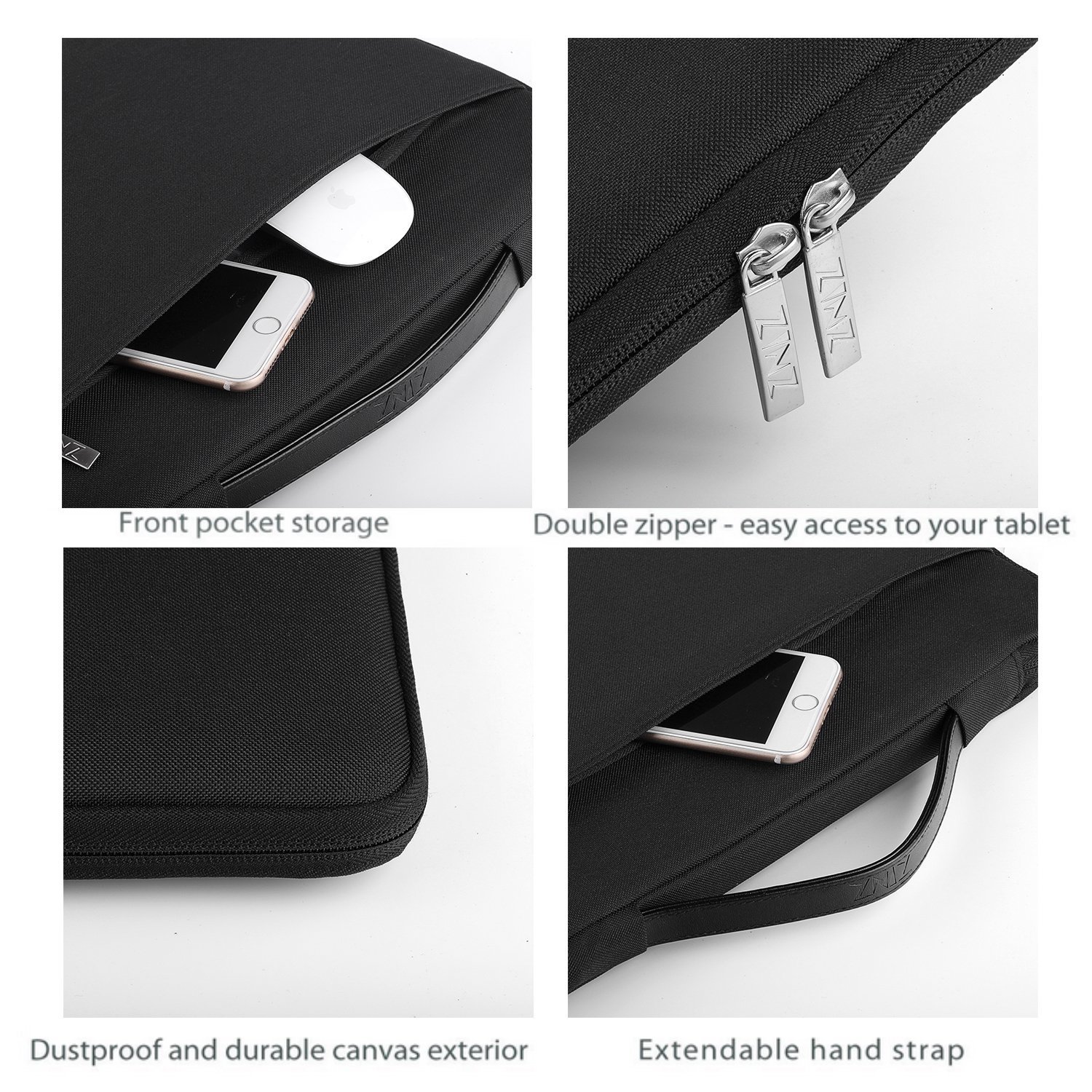 ZINZ Sleeves custodia laptop 15–16 pollici sottile resistente agli schizzi