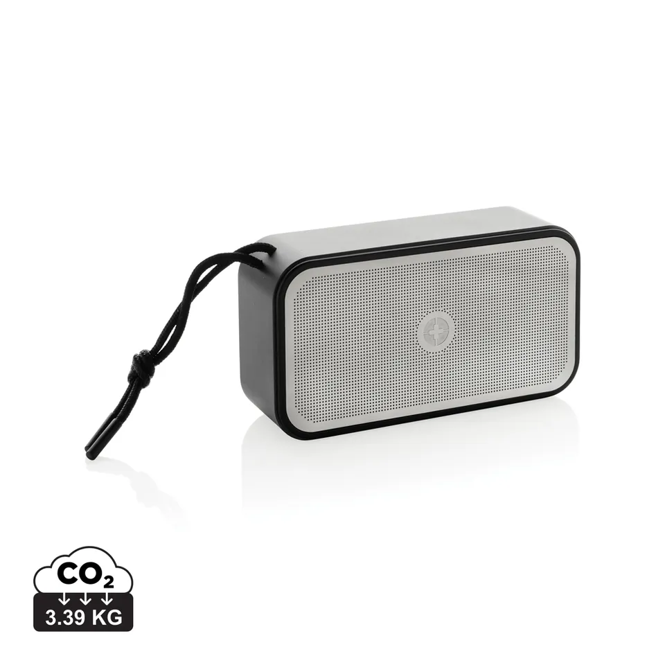 Swiss Peak Audio Speaker 10W in alluminio RCS grigio Bluetooth