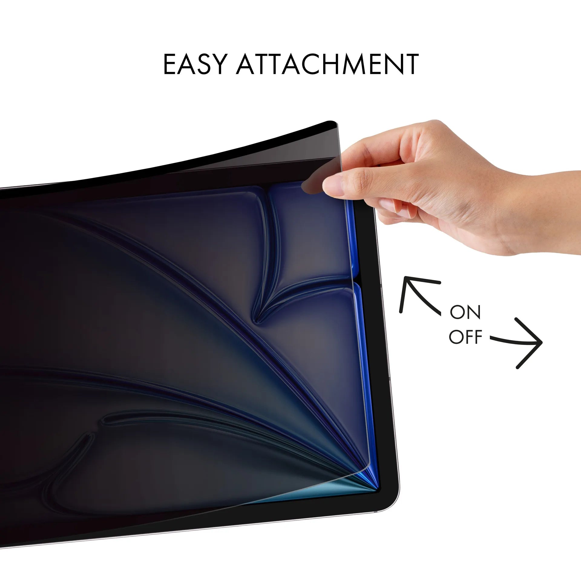 BASE XXO Screen Filters Apple iPad Pro 13 2024 filtro privacy magnetico 2 vie