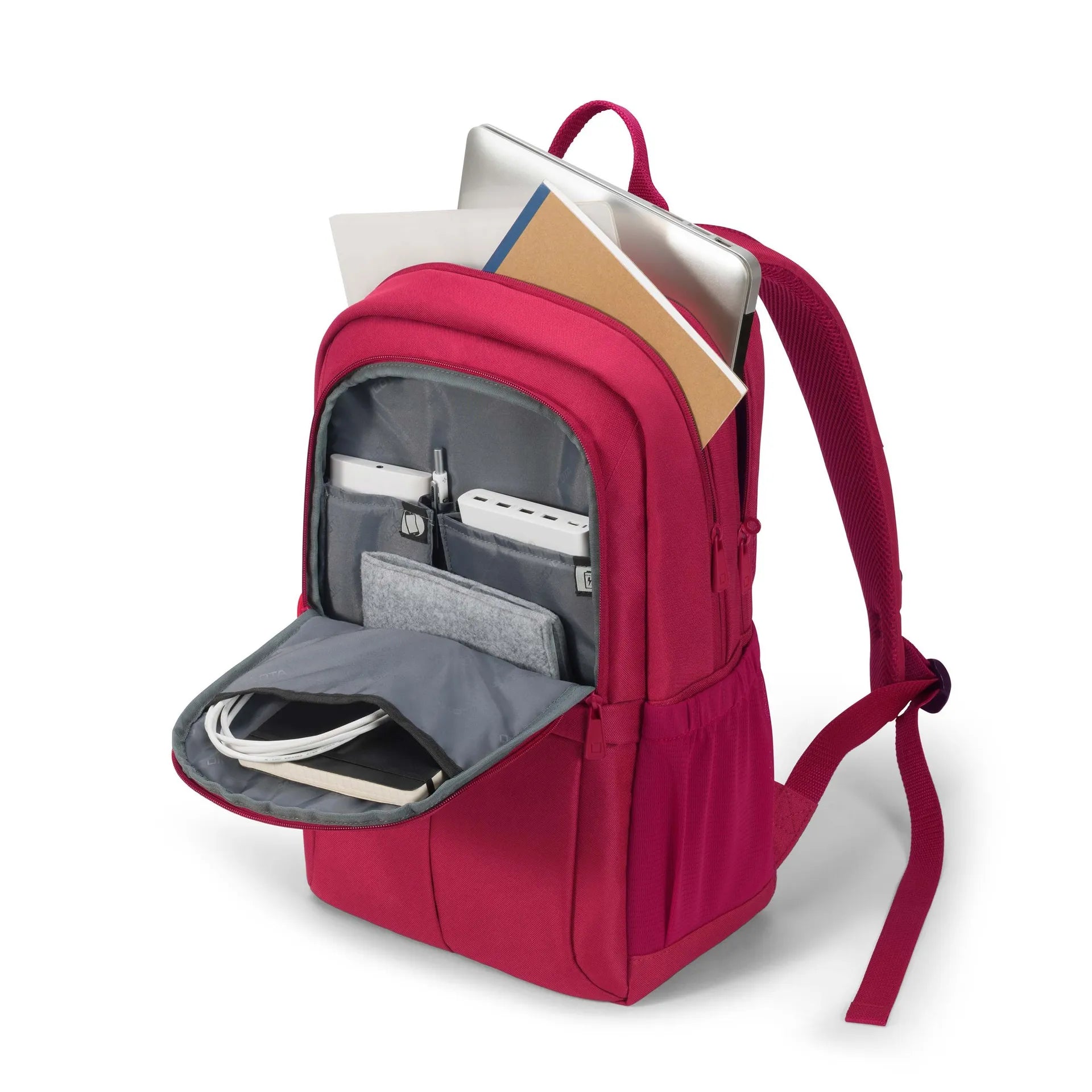 BASE XXO Backpacks Eco Backpack SCALE 13-15.6 red zaino laptop riciclato