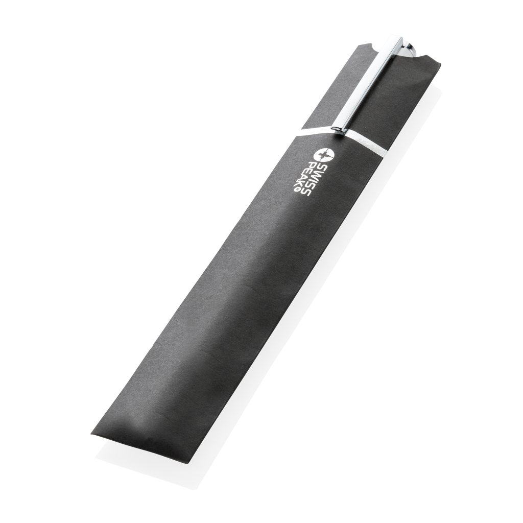 Swiss Peak Ufficio & Scrittura Cedar penna in alluminio riciclato RCS argento