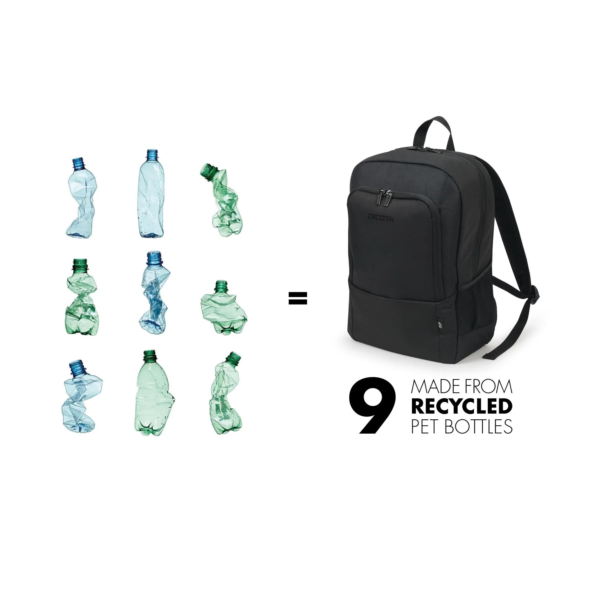 BASE XXO Backpacks Eco Backpack BASE 13-14.1 zaino laptop riciclato idrorepellente