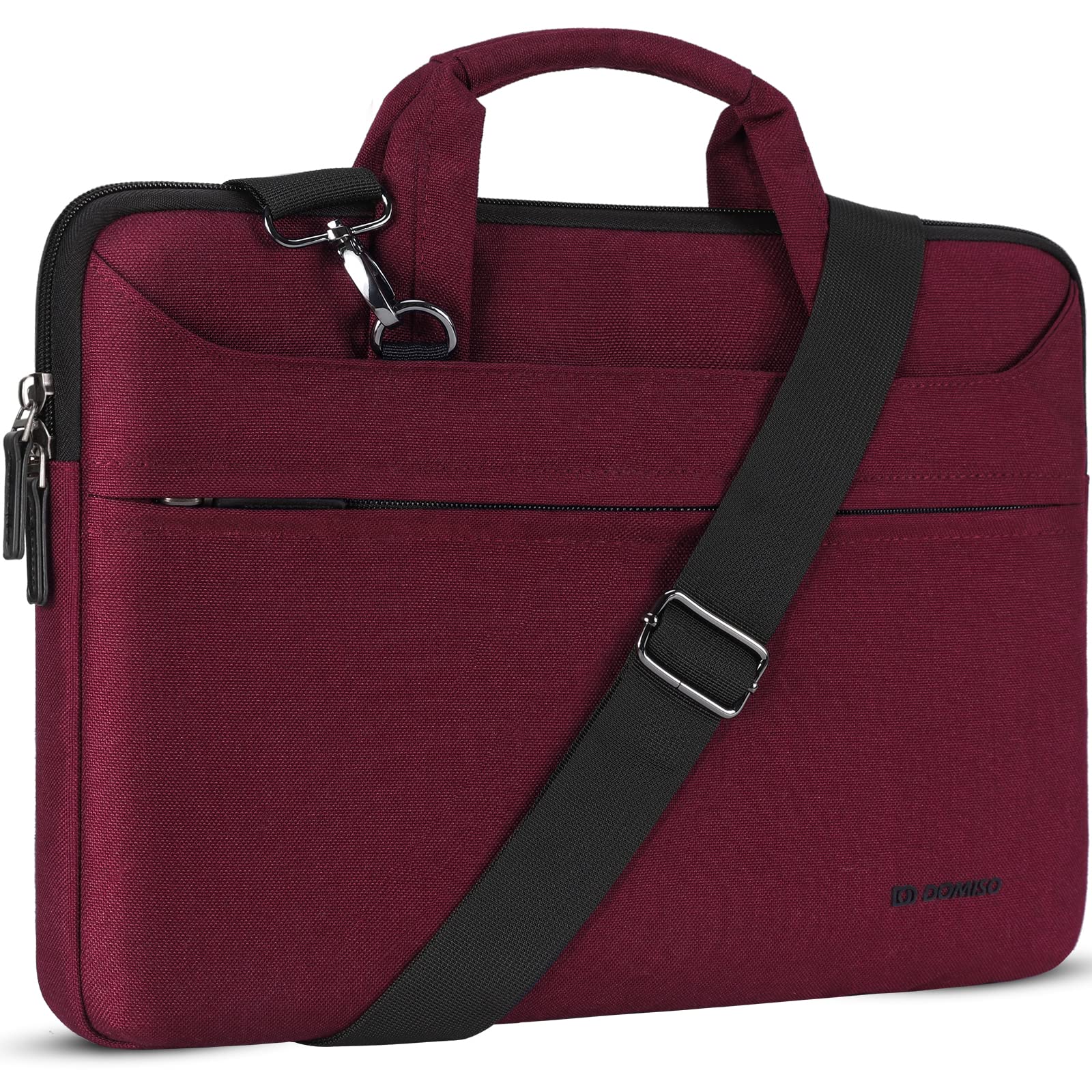 Domiso Laptop Briefcase 14 pollici borsa laptop fucsia impermeabile