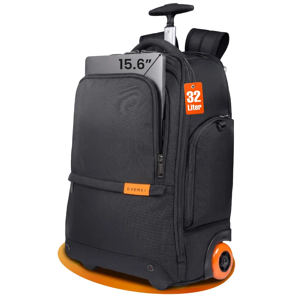 EVERKI Atlas Wheeled 123 zaino trolley 15,6"/MacBook 16" ruote sostituibili