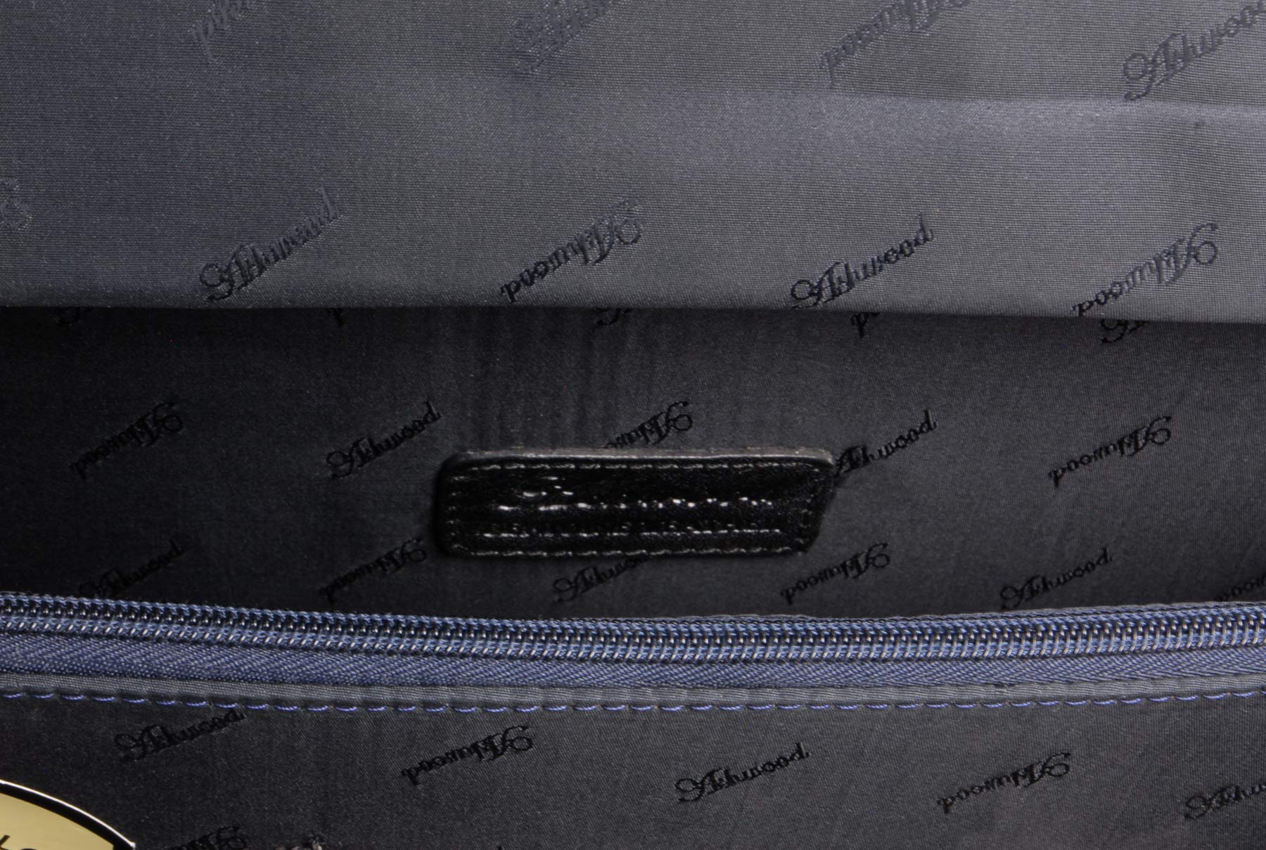 Ashwood Borse uomo Windsor borsa portadocumenti laptop 15” nera in pelle lucida