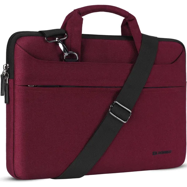 Domiso Laptop Briefcase 14 pollici borsa laptop fucsia impermeabile
