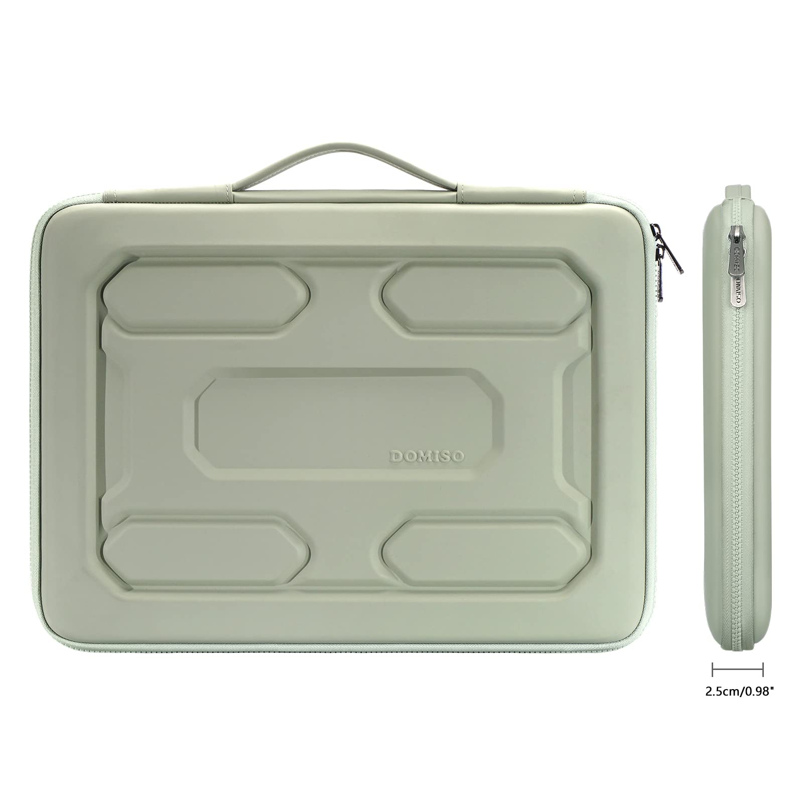 Domiso EVA Laptop Bag 17,3 pollici custodia laptop menta verde antiurto
