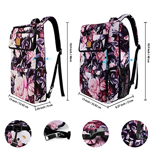 ZINZ Backpacks Penoy zaino laptop 15,6" espandibile 10-25 L