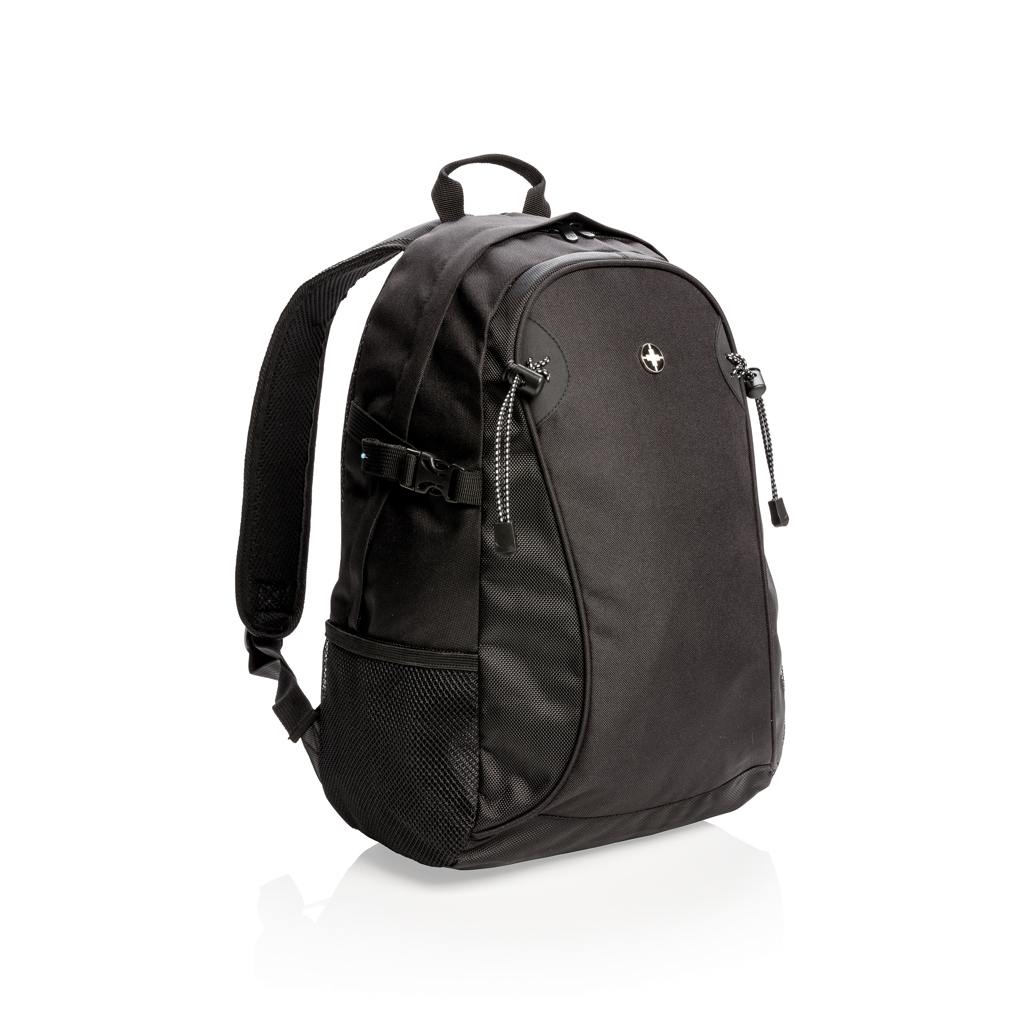 Swiss Peak Zaini Zaino outdoor nero 20 L schienale imbottito