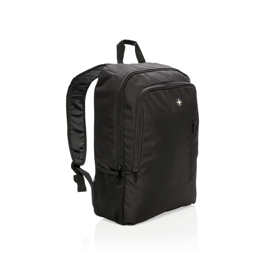 Swiss Peak zaino porta PC 17″ nero, in poliestere senza PVC