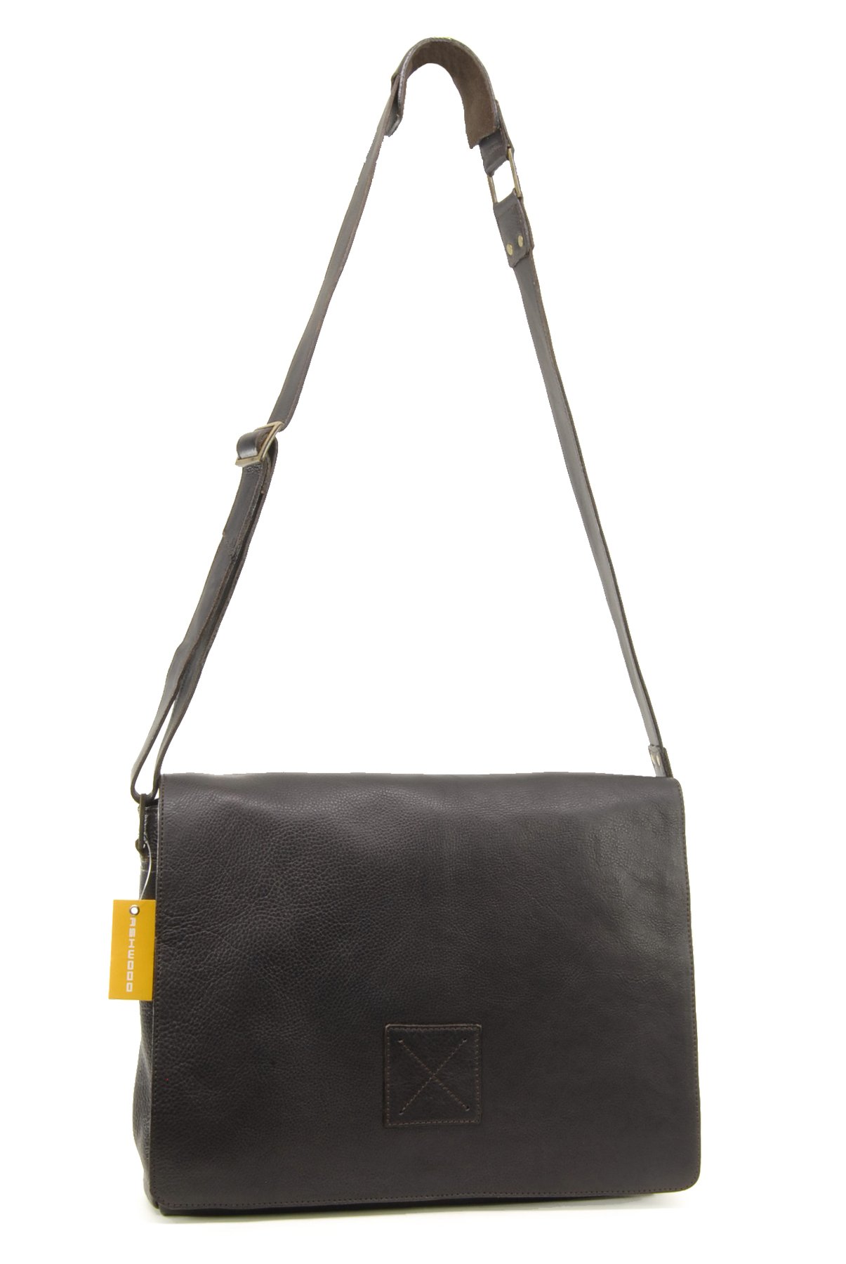 Ashwood Man Bags & Briefcases Pedro borsa messenger in pelle capiente