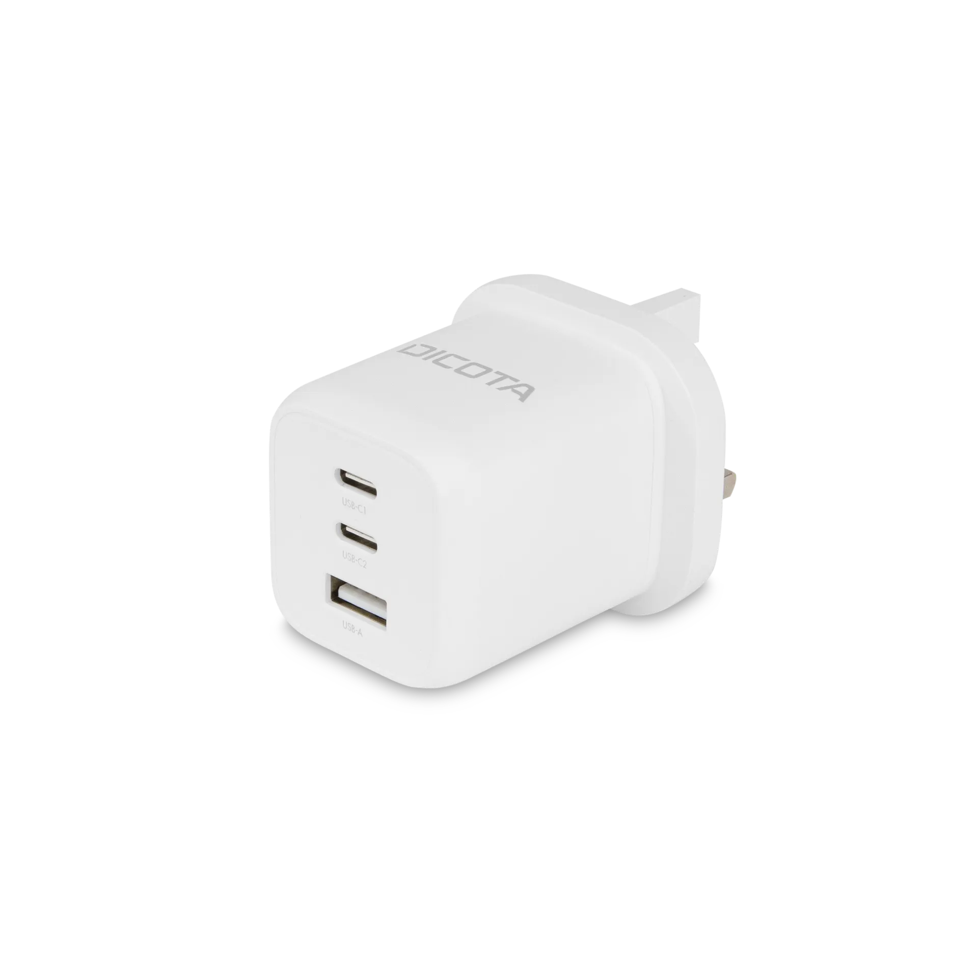 BASE XXO Power & Charging 3-Port GaN Wall Charger (65W) UK caricatore da parete 3 porte