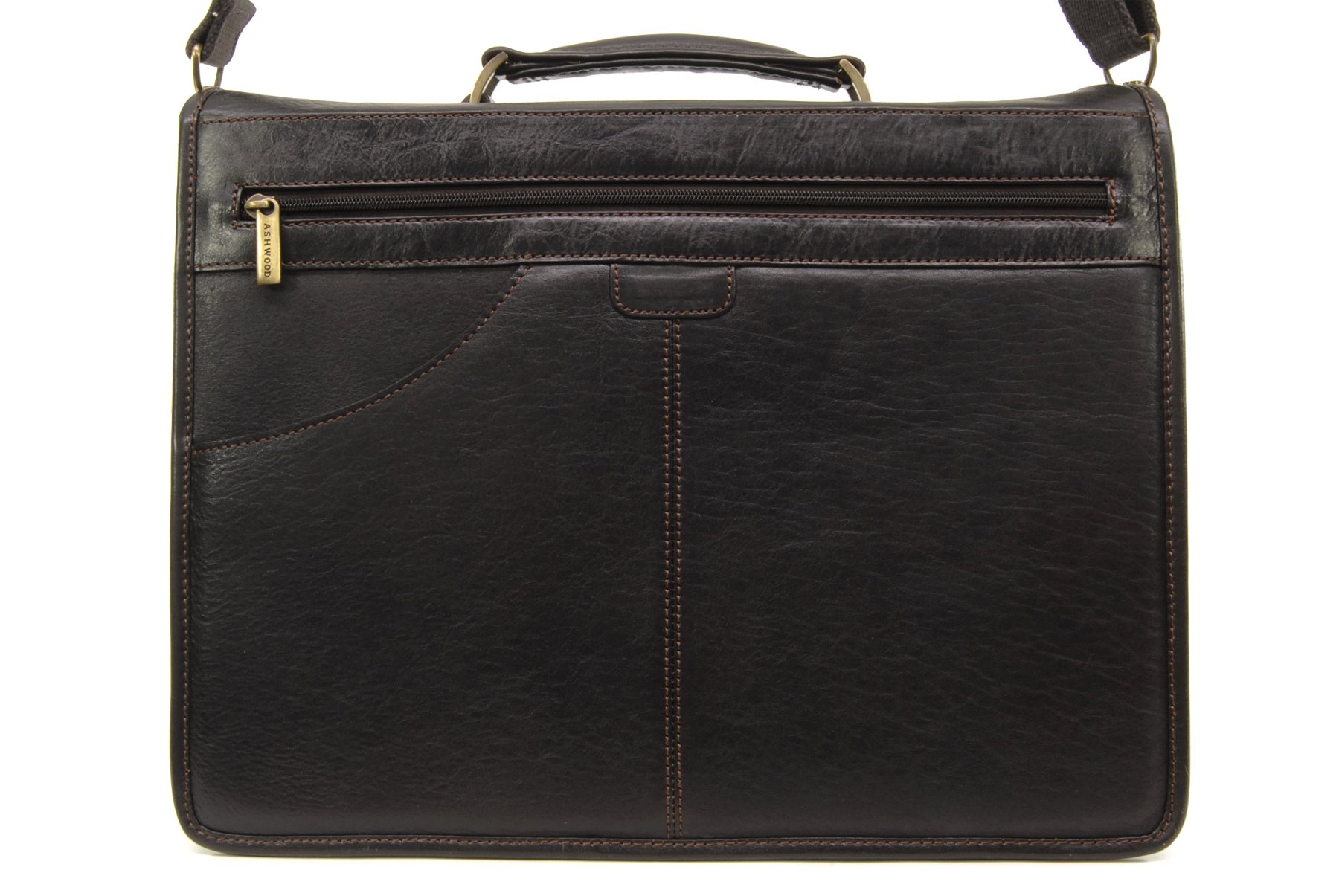 Ashwood Man Bags & Briefcases Gareth borsa laptop marrone 15,5 pollici