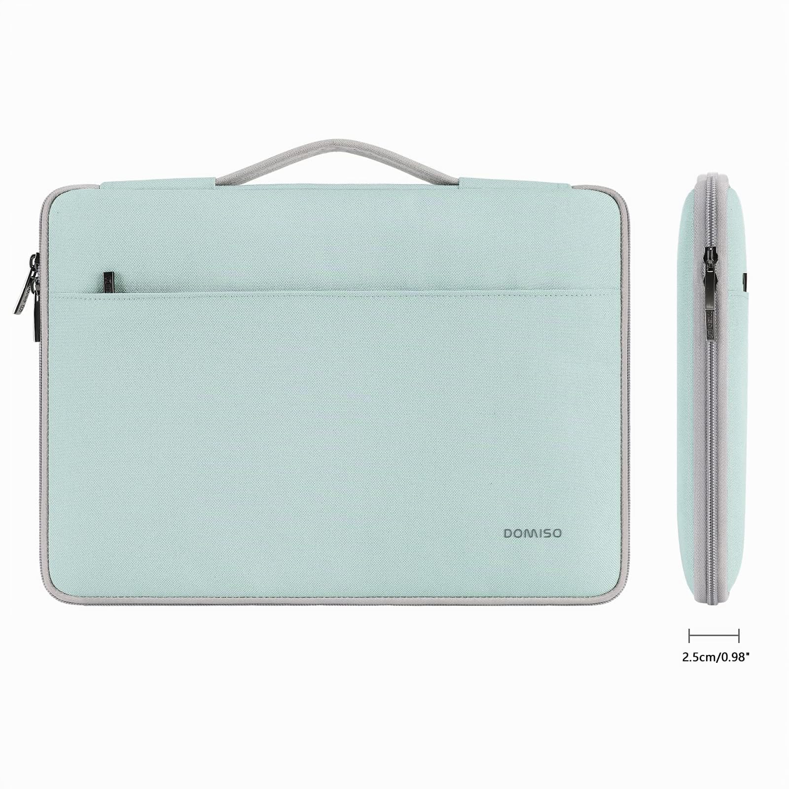 DOMISO Laptop Sleeve 15,6" custodia laptop verde menta impermeabile