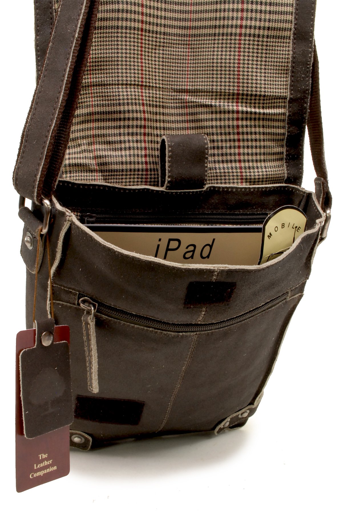 Ashwood Man Bags & Briefcases 8352 Camden borsa messenger A5 pelle vintage