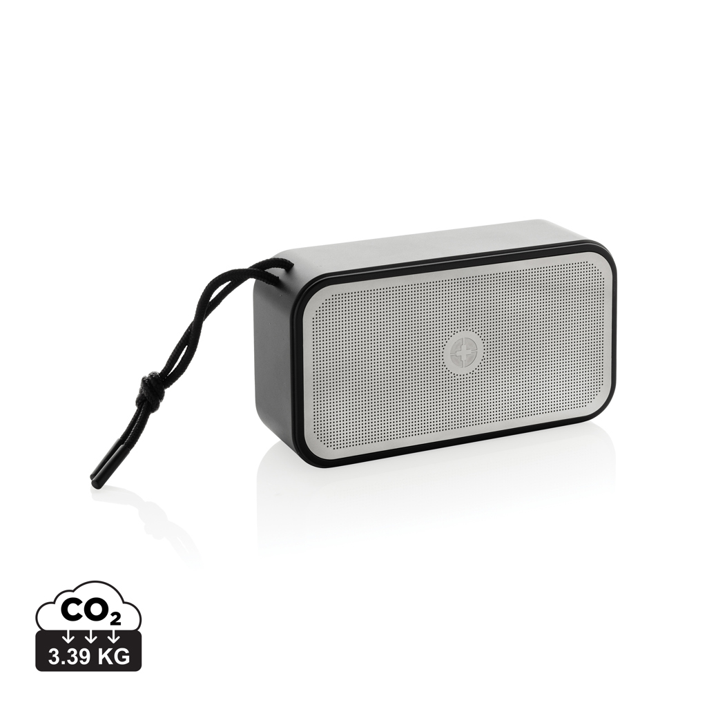 Swiss Peak Audio Speaker 10W in alluminio RCS grigio Bluetooth