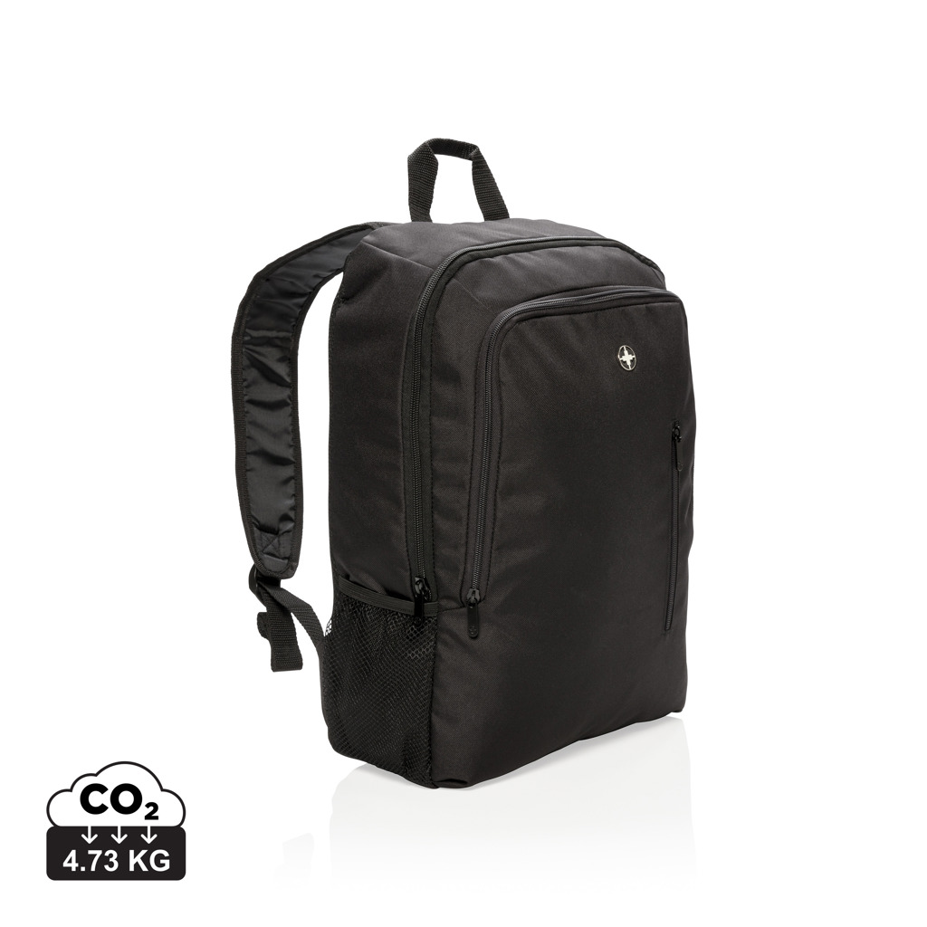 Swiss Peak zaino porta PC 17″ nero, in poliestere senza PVC