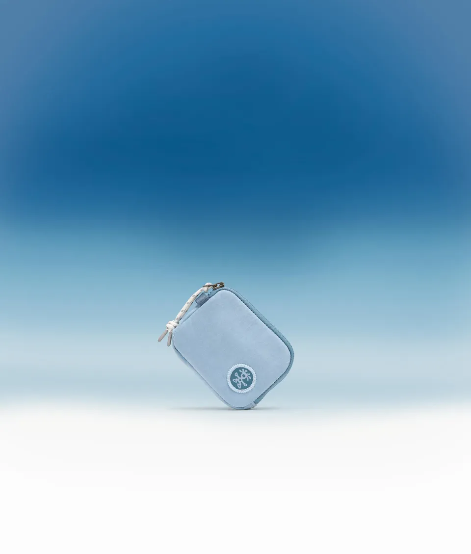 Crumpler Small Bags & Accessories Early Opener Short portacarte Konbu Dusty Blue con zip