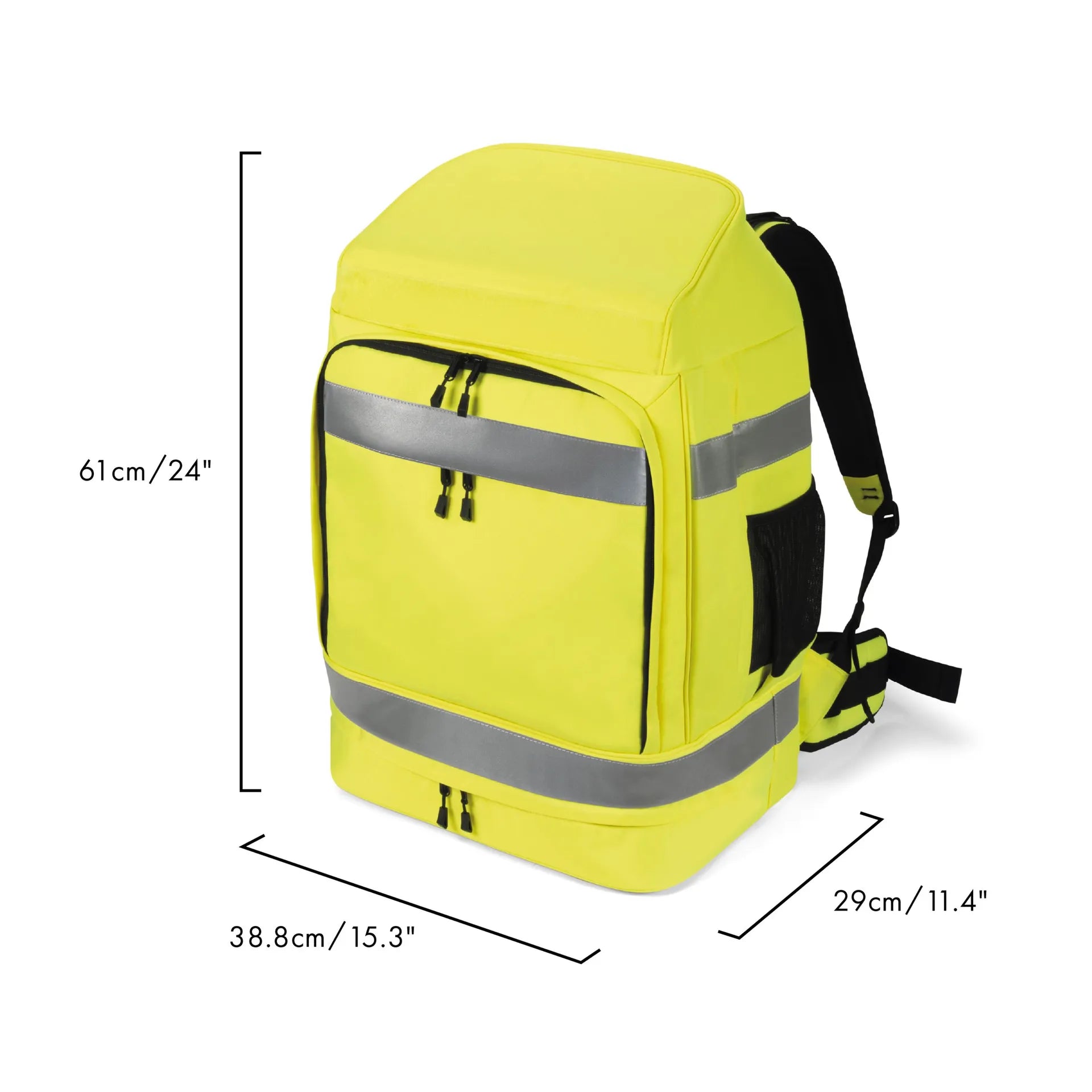 BASE XXO Backpacks Backpack HI-VIS 65 Litre Yellow zaino 65 litri alta visibilità