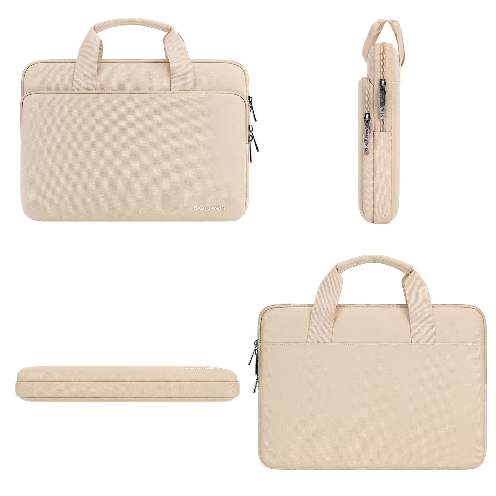 Domiso Laptop Sleeve 17,3 pollici custodia laptop beige impermeabile